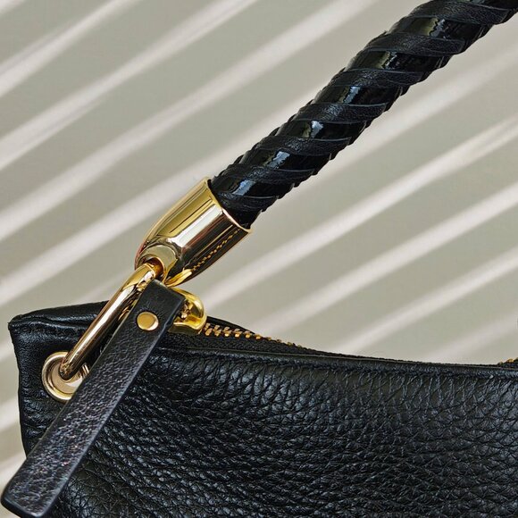 KATE SPADE Gorgeous Pebble Leather Slouchy Convertible Hobo Bag - Picture 11 of 13